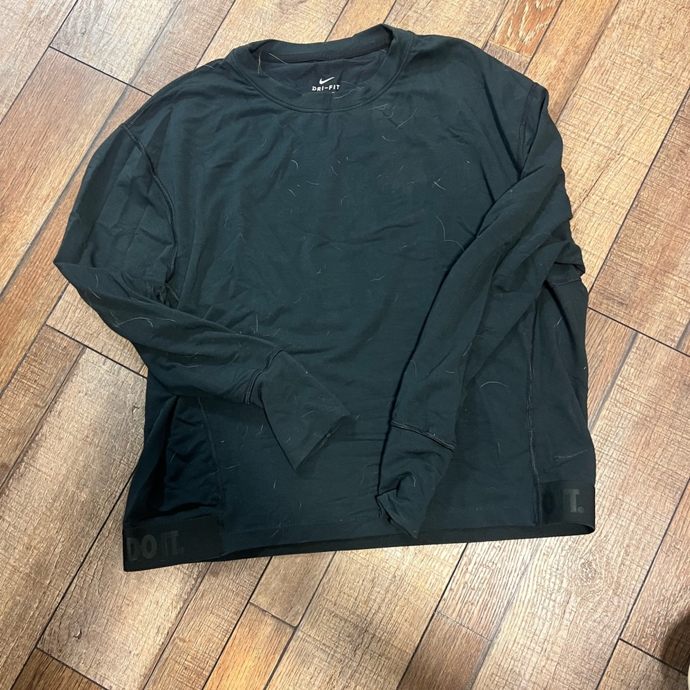 Nike Women's Classic Black Long Sleeve Top